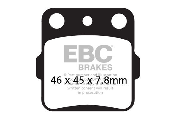 EBC Brakes Klocki hamulcowe EBC FA084R (kpl. na 1 tarcze) (odpowiednik PROX 37.200802)