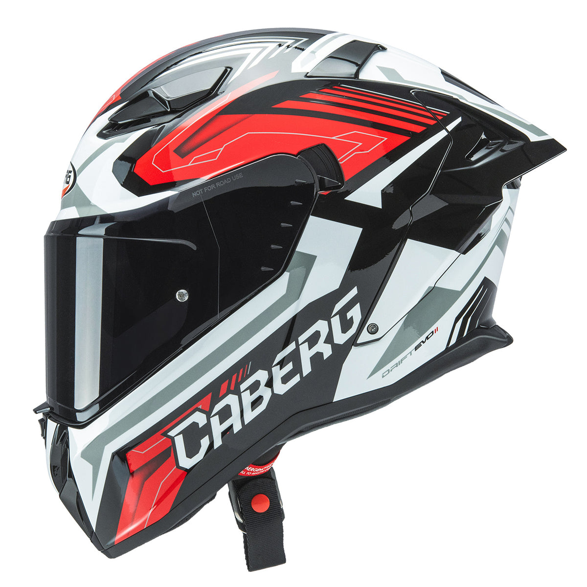CABERG KASK INTEGRALNY Z BLENDĄ MODEL DRIFT EVO II JARAMA KOLOR CZARNY/CZERWONY/BIAŁY (PINLOCK W ZESTAWIE)