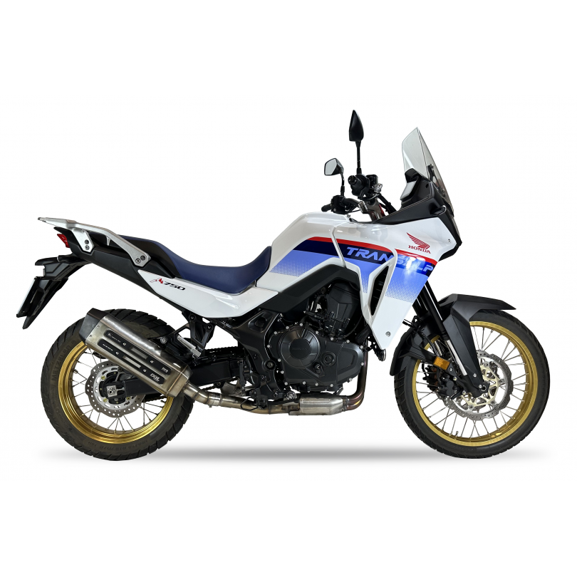 Tłumik IXIL HONDA XL 750 TRANSALP 2023 (RD16) typ MXT (waga: 4920g, długość: 540 mm., materiał: Inox AISI304, kolor: Black paint