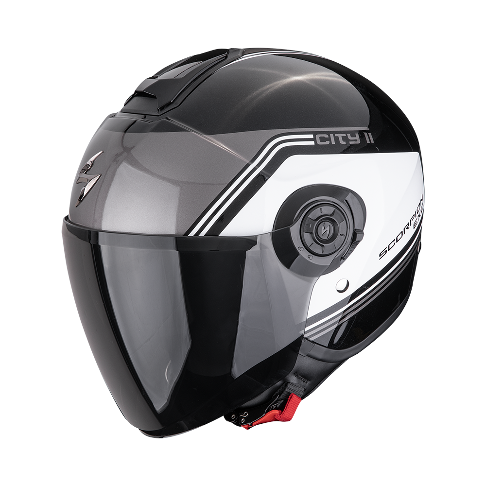 SCORPION KASK EXO-CITY II VITA METAL-BK-WH