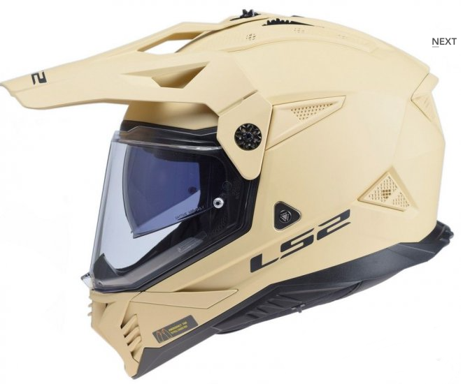 KASK LS2 MX702 PIONEER II SOLID MATT DESERT-06