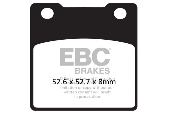 EBC Brakes Klocki hamulcowe EBC FA161HH wzmacniane (kpl. na 1 tarcze)