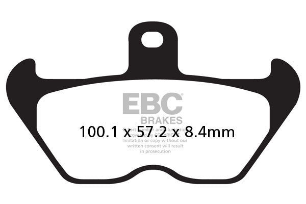 EBC Brakes Klocki hamulcowe EBC FA407HH wzmacniane (kpl. na 1 tarcze)
