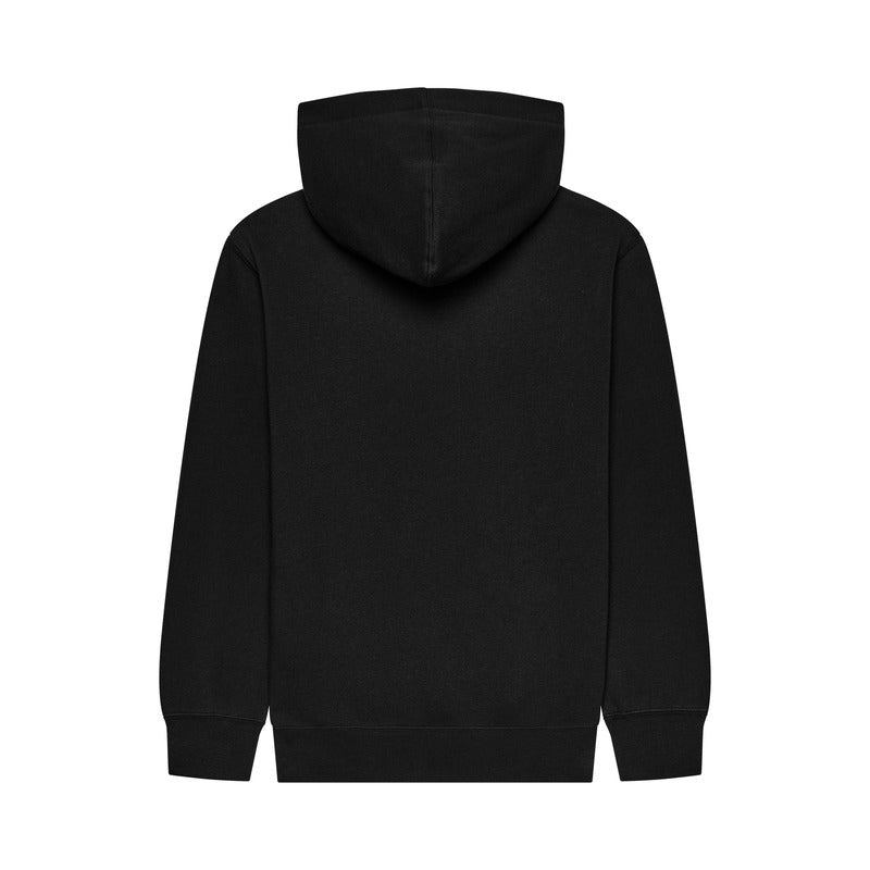 BLUZA Z KAPTUREM JUNIOR FOX SLOWBURN FLEECE PO BLACK