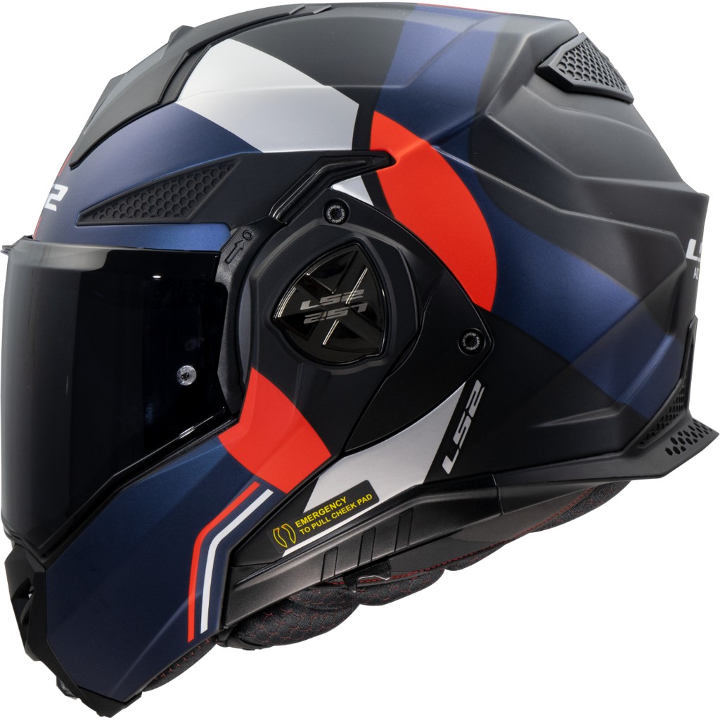 KASK LS2 FF901 ADVANT X ULTRA MATT BLUE RED-06