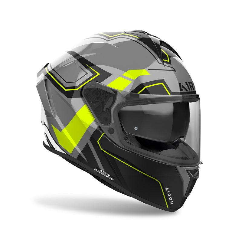 KASK MOTOCYKLOWY AIROH SPARK 2 DART YELLOW GLOSS