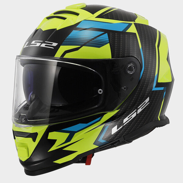 KASK LS2 FF800 STORM II TRACKER BL. H-V YEL-06