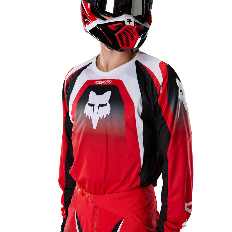 BLUZA MOTOCYKLOWA FOX 180 FRAME EXTD SIZES RED