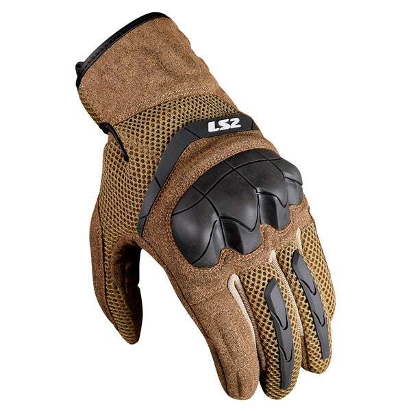 RĘKAWICE LS2 KUBRA MAN GLOVES BROWN