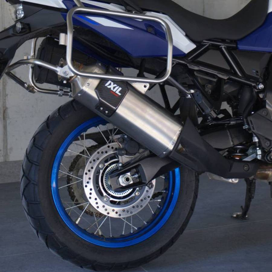 Tłumik IXIL SUZUKI DL 800 V-STROM 2023 (WEM2 WEM3) typ MXR (waga: 4160g, długość: 540 mm., materiał: Inox AISI304, kolor: Black – zdjęcie 3