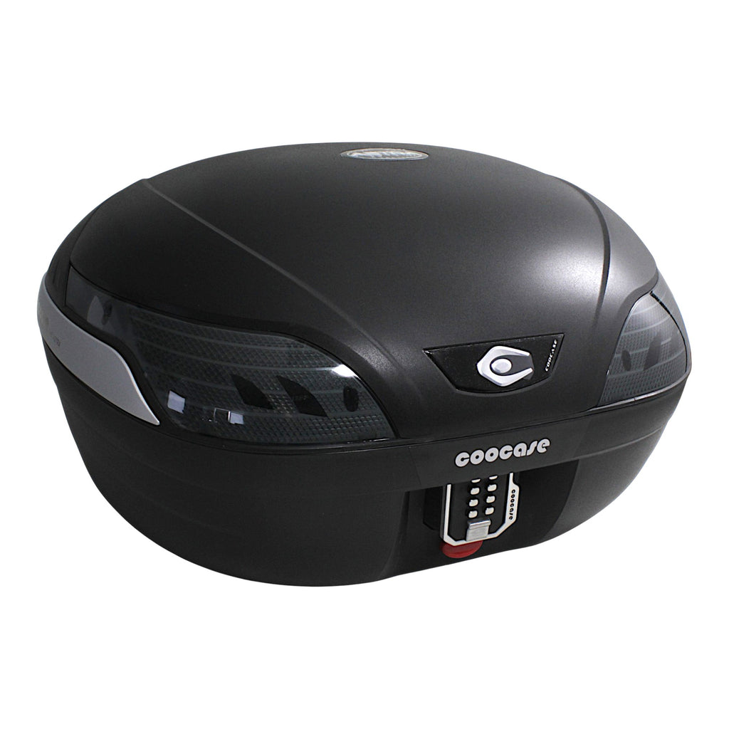 KUFER CENTRALNY COOCASE 48L KEYLESS PRZYCIEMNIONY ODBLASK – zdjęcie 2