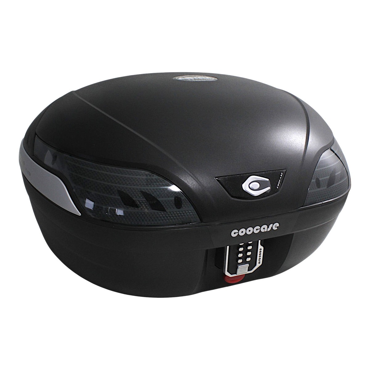 KUFER CENTRALNY COOCASE 48L KEYLESS PRZYCIEMNIONY ODBLASK – zdjęcie 2