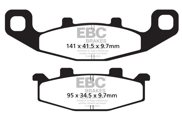 EBC Brakes Klocki hamulcowe EBC FA129HH wzmacniane (kpl. na 1 tarcze)
