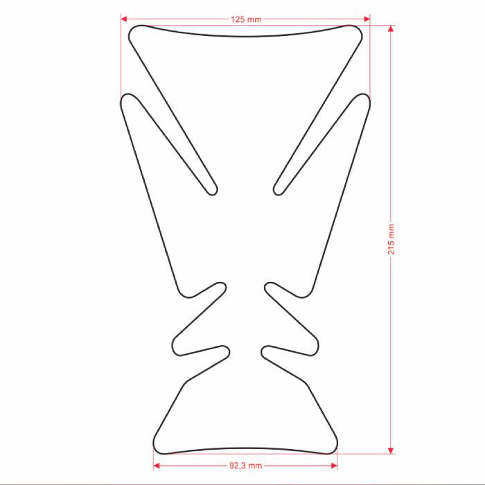 ONEDESIGN Tankpad Engineering metal effect