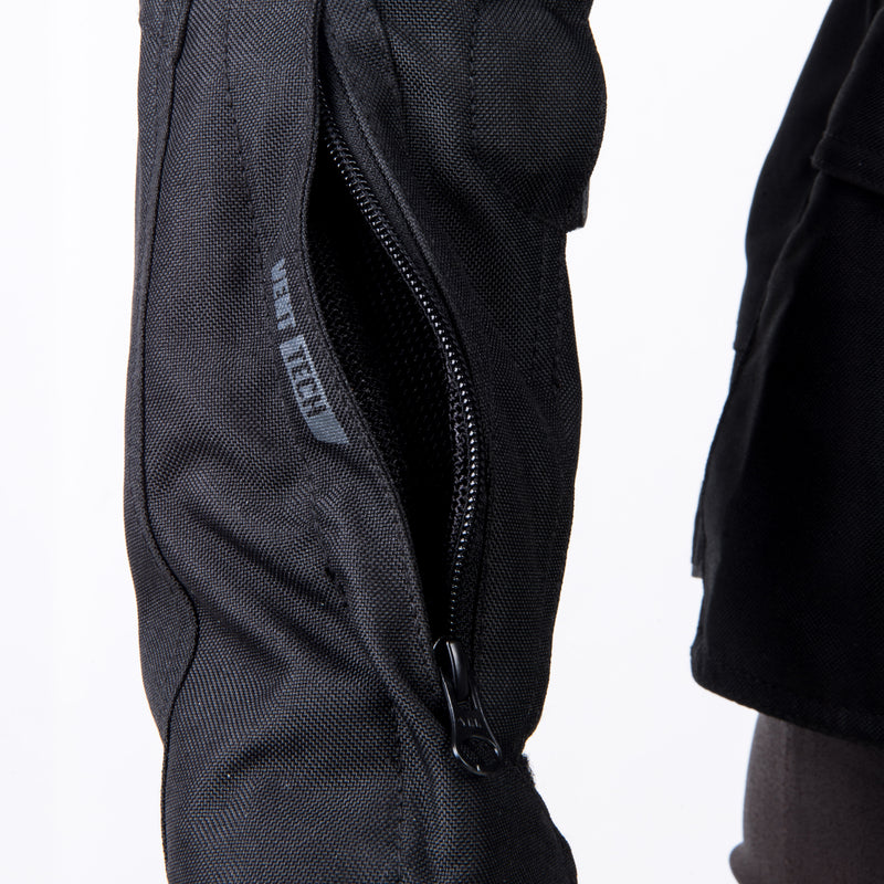 KURTKA MOTOCYKLOWA TEKSTYLNA DAMSKA OZONE SAHARA BLACK WXS