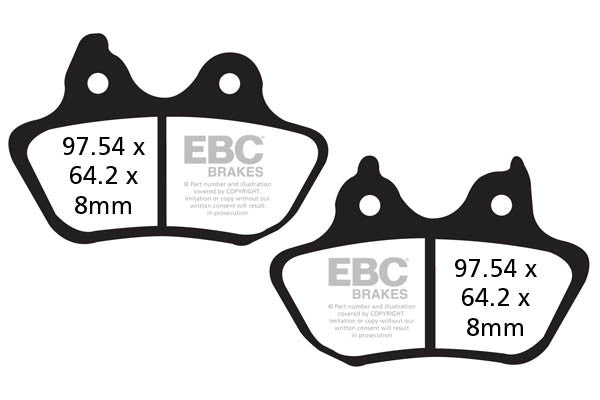 EBC Brakes Klocki hamulcowe EBC FA434 (kpl. na 1 tarcze)