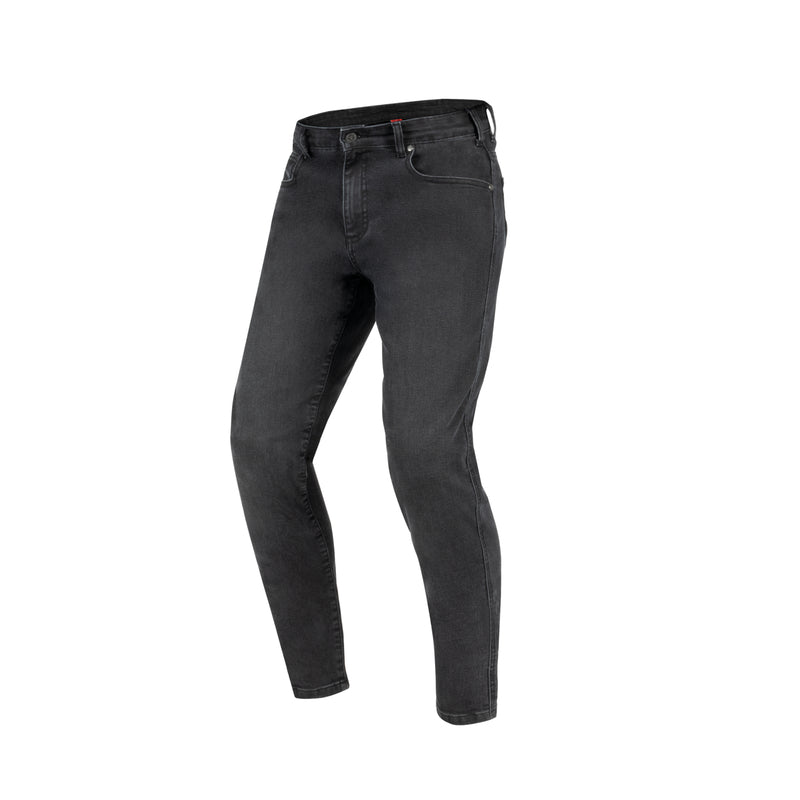 JEANSY MOTOCYKLOWE REBELHORN NOMAD TAPERED FIT WASHED BLACK