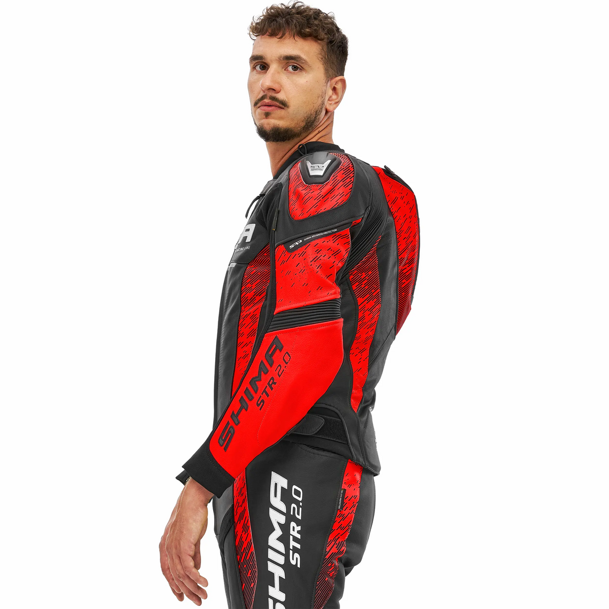 SHIMA STR 2.0 JKT BRIGHT RED