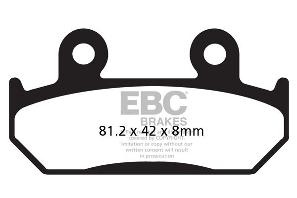 EBC Brakes Klocki hamulcowe EBC FA121 (kpl. na 1 tarcze)