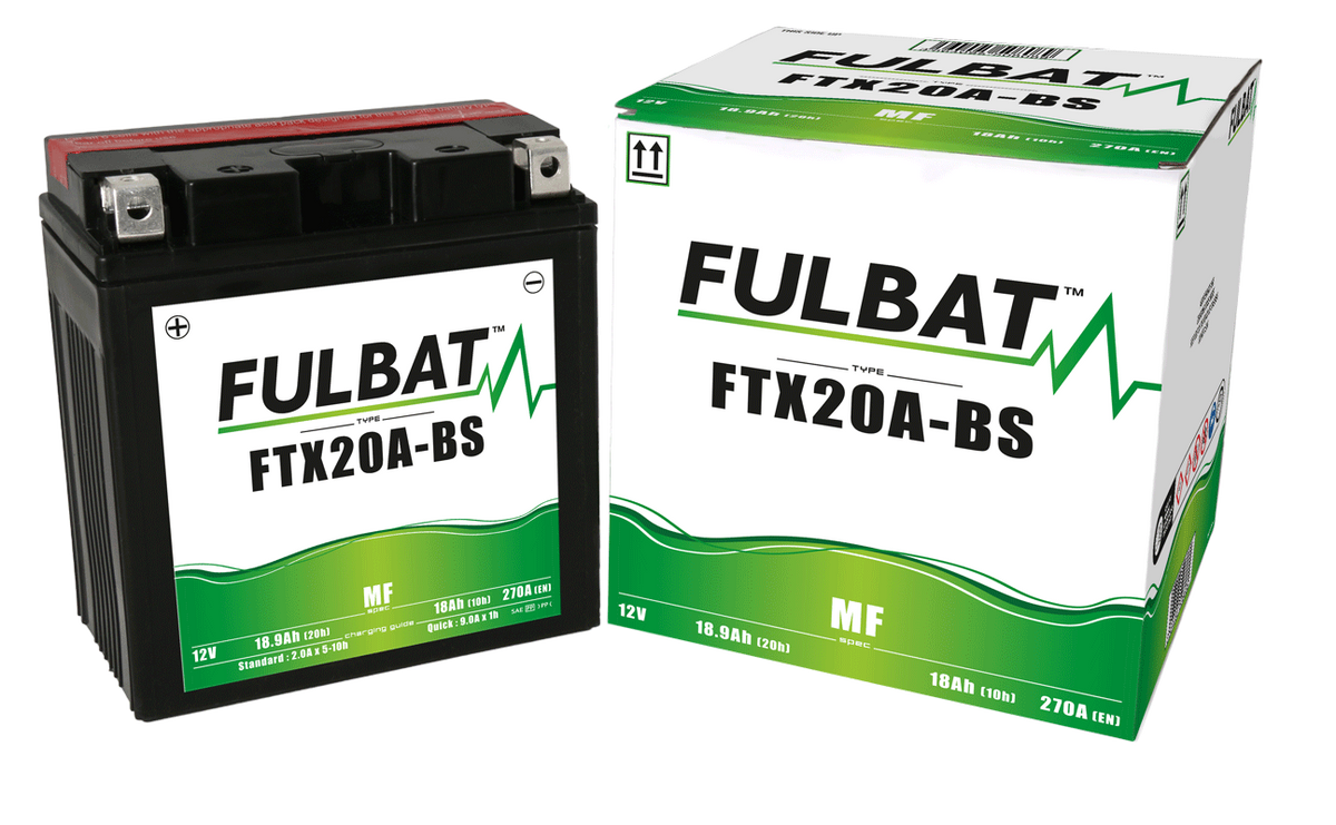 Akumulator FULBAT FUL MF - FTX20A-BS / YTX20A-BS (suchy, bezobsługowy, kwas w zestawie)