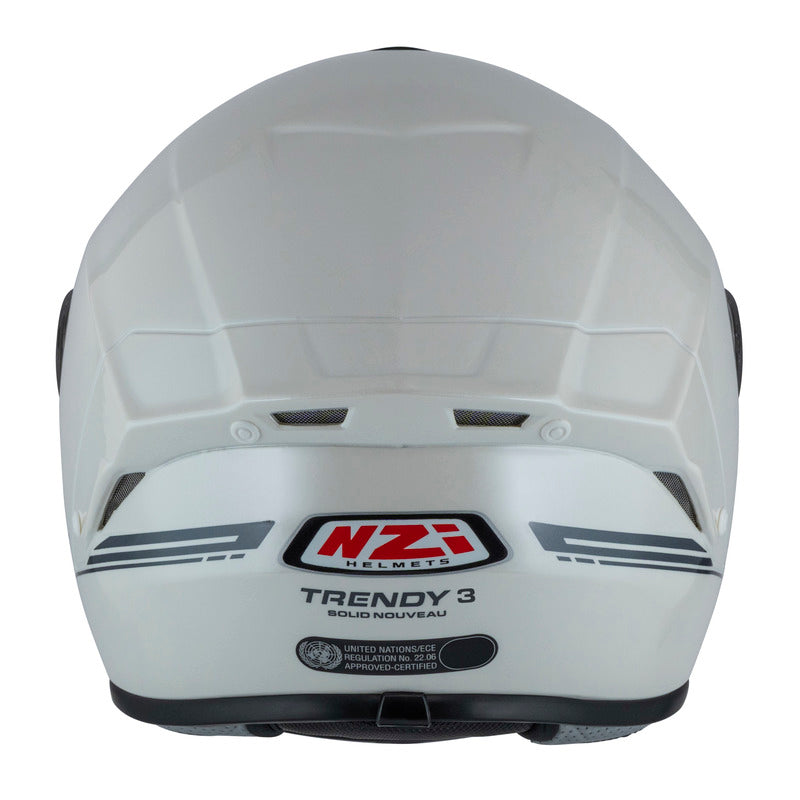 KASK MOTOCYKLOWY NZI TRENDY STREAM SOLID NOUVEAU WHITE XS