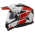 KASK LS2 MX702 PIONEER II HILL WHITE RED
