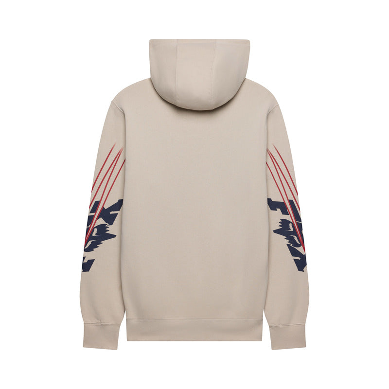 BLUZA Z KAPTUREM FOX APEX FLEECE PO CHALK