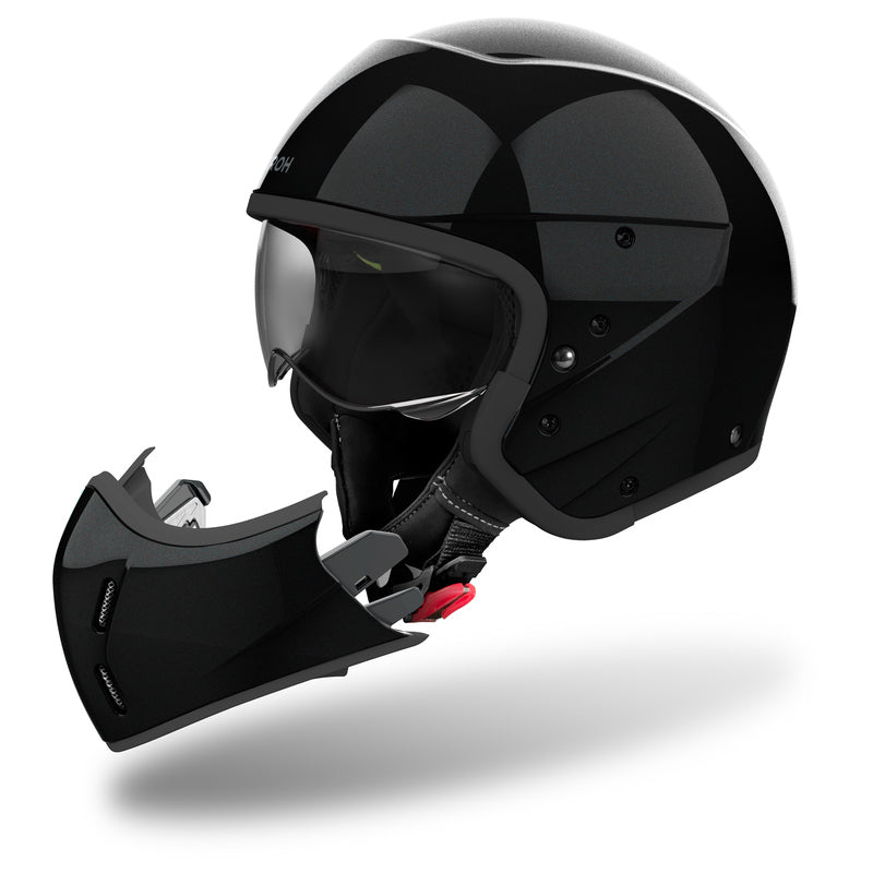 KASK MOTOCYKLOWY AIROH J110 COLOR BLACK GLITTER – zdjęcie 5