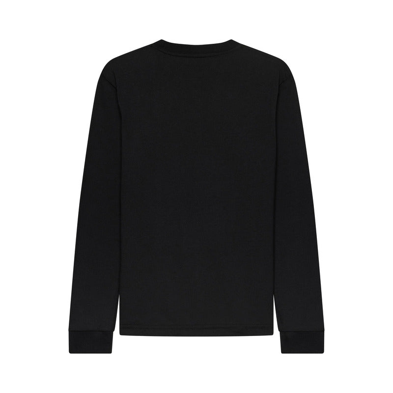 KOSZULKA Z DŁUGIM RĘKAWEM JUNIOR FOX ROUGHCUT ULTRA BLACK