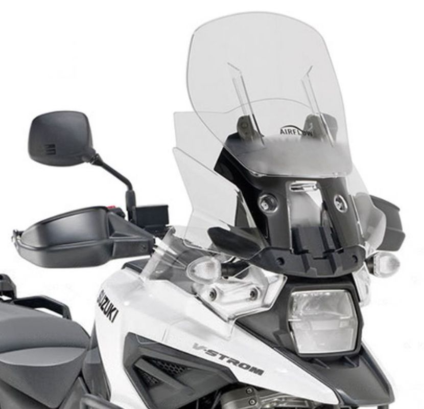 KAPPA SZYBA SUZUKI V-Strom 1050 XT/DE/SE '20-'25 REGULOWANA AIRFLOW PRZEZROCZYSTA - ZASTĘPUJE KAF3117 – zdjęcie 3