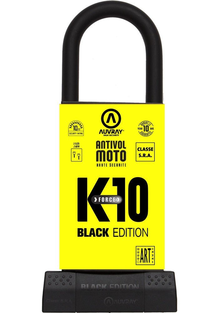 AUVRAY zapięcie U-LOCK BLACK EDITION - 85X310 (klasa S.R.A.)