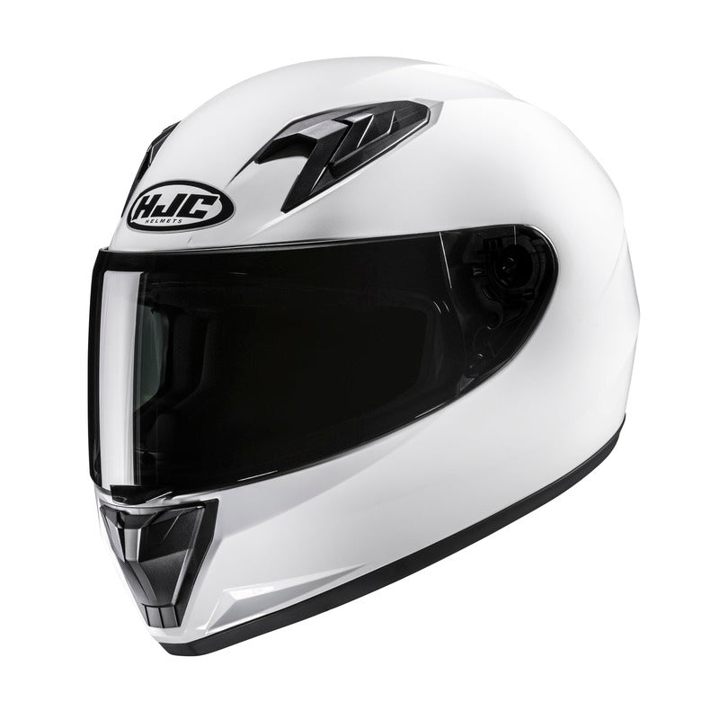 KASK MOTOCYKLOWY JUNIOR HJC Y10 SOLID PEARL WHITE