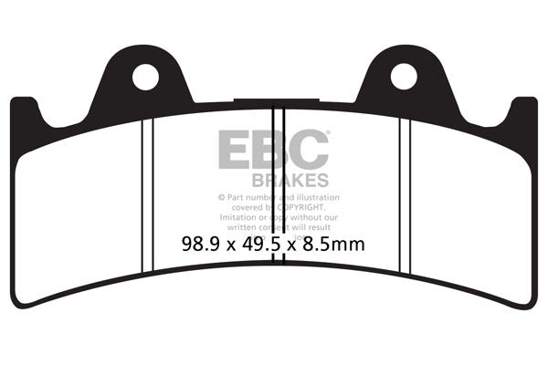 EBC Brakes Klocki hamulcowe EBC FA243 (kpl. na 1 tarcze)