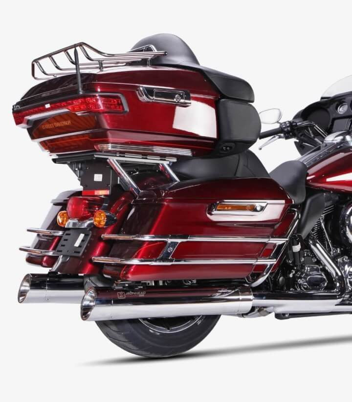 Tłumik IXIL H-D TOURING ROAD KING 2017-2021, typ HC2-1C (waga 4000 Gr., długość 670 mm., materiał Inox AISI304, kolor Bright chr