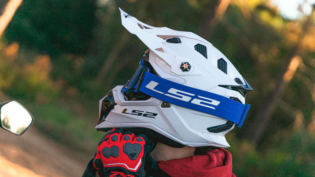 KASK LS2 MX700 SUBVERTER STOMP WHITE BLUE RED
