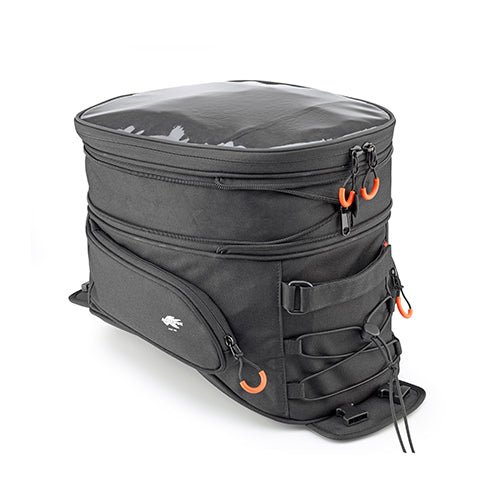 KAPPA TORBA NA ZBIORNIK / BAK (TANKBAG) ENDURO 15-20L (25-30X28X34CM) POWIĘKSZALNA KOLOR CZARNY (STRYKER RANGE) – zdjęcie 2