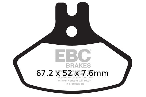 EBC Brakes Klocki hamulcowe EBC FA468R (kpl. na 1 tarcze)