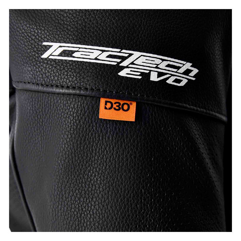 KURTKA MOTOCYKLOWA SKÓRZANA RST TRACTECH EVO D3O BLACK WHITE S