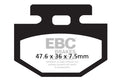 EBC Brakes Klocki hamulcowe EBC SFA176 skuterowe (kpl. na 1 tarcze)