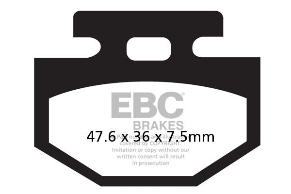 EBC Brakes Klocki hamulcowe EBC SFA176 skuterowe (kpl. na 1 tarcze)