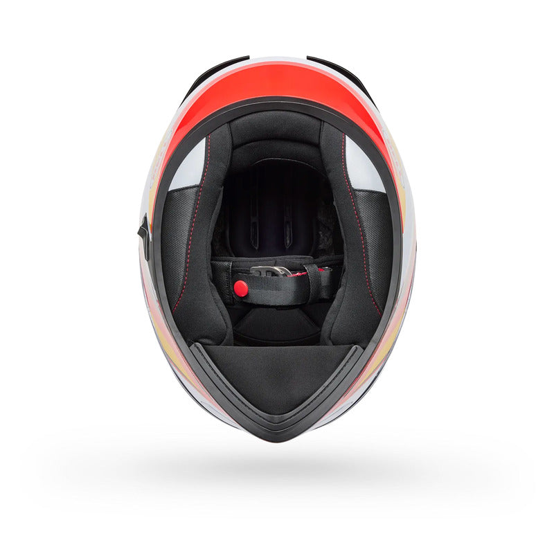 KASK MOTOCYKLOWY BELL LITHIUM NOVA WHITE RED