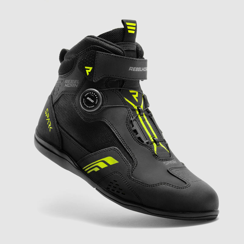 BUTY MOTOCYKLOWE REBELHORN SPARK 3 BLACK FLUO YELLOW