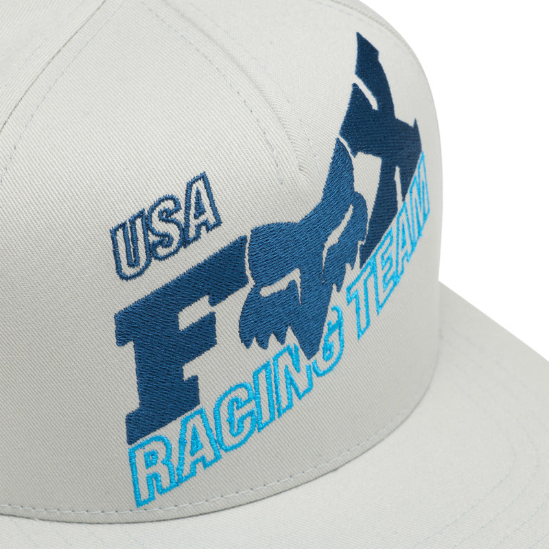 CZAPKA Z DASZKIEM JUNIOR FOX COLDPRESS SNAPBACK LIGHT GREY