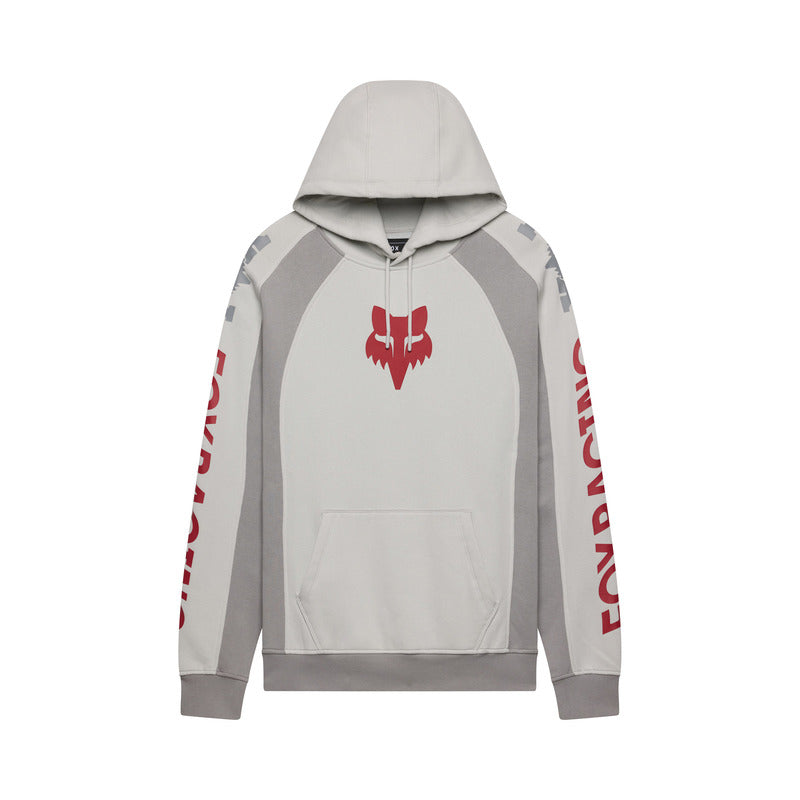 BLUZA Z KAPTUREM FOX VALIANT FLEECE PO LIGHT GREY