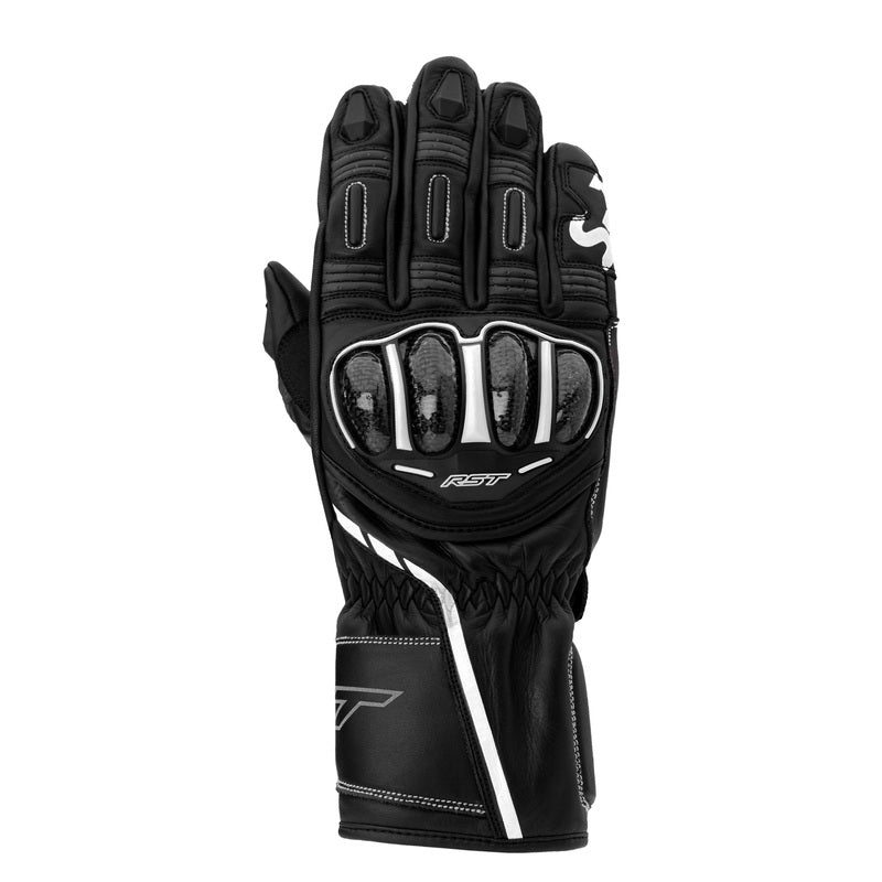 RĘKAWICE MOTOCYKLOWE RST S1 BLACK BLACK WHITE S