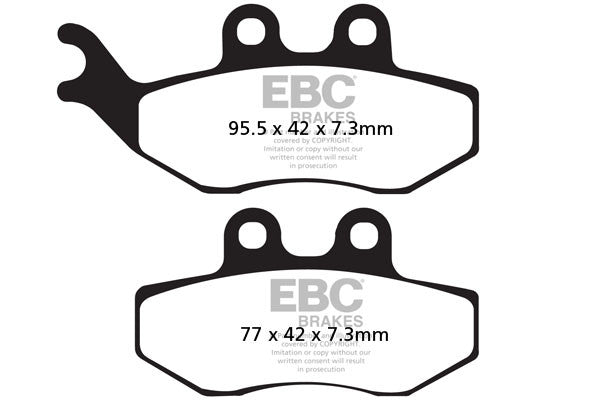 EBC Brakes Klocki hamulcowe EBC SFA194HH skuterowe (kpl. na 1 tarcze)