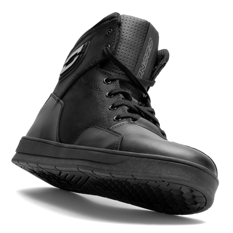 BUTY MOTOCYKLOWE OZONE SPIN BLACK BLACK SOLE