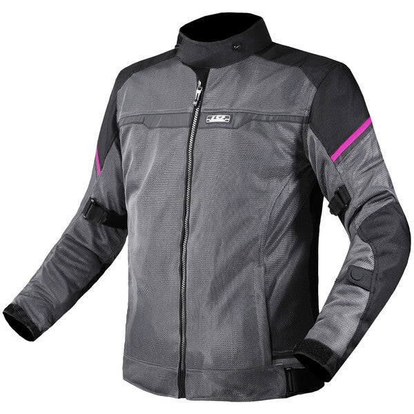 KURTKA LS2 RIVA LADY BLACK DARK GREY PINK