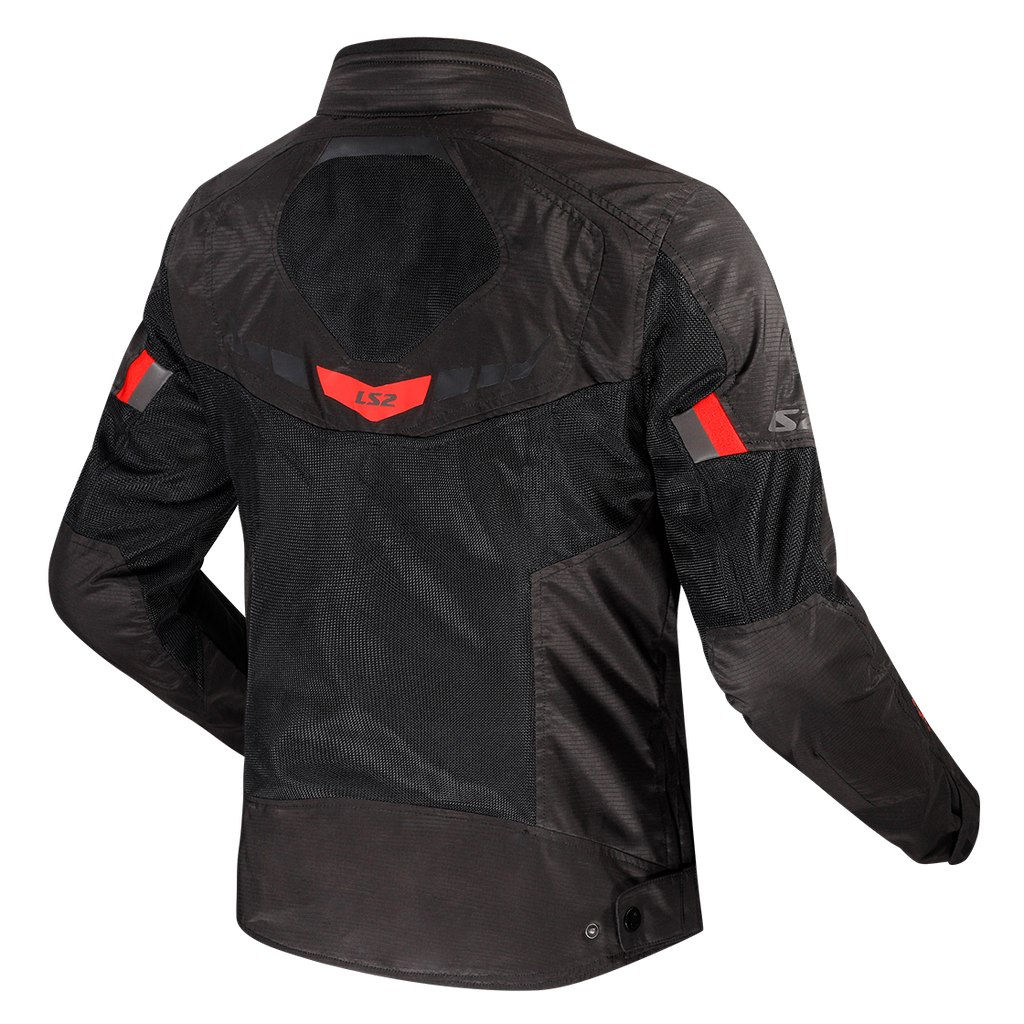 KURTKA LS2 GARDA AIR MAN BLACK RED