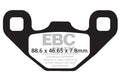 EBC Brakes Klocki hamulcowe EBC FA489R (kpl. na 1 tarcze)